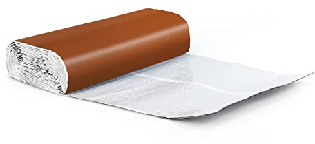 Seiletech.de Blei glatt Kaminanschlussband – 300mm – 5m – Ziegel RAL 8004 – selbstklebend Rolle – Schornsteinband – Abdichten von Dachelementen – Kamin – witterungsbeständig