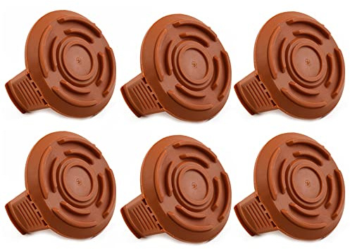 Donkivvy 6 Pcs Spool Cover Replacement for MacAllister MGTP18Li MGT1825-Li MGT1827-Li Grass Trimmer