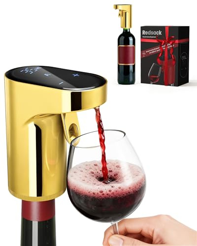 5-in-1 Elektrischer Wein Dekanter,Intelligenter Spender Mit Einstellbarer Dosierung,Digitaler Ausgießer,Automatische Weinausgießer,Geburtstagsgeschenk,Valentinstagsgeschenk für Sie/Ihn/Frauen/Männer