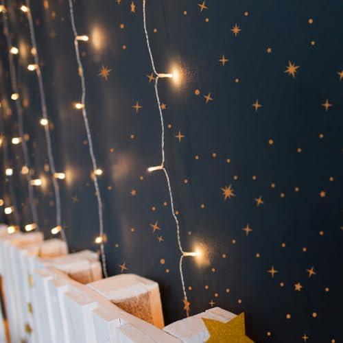 GSS Designs Large Twinkle Stars Stencils 16x24Inch Starlight Star Pattern Nursery Wall Stencils Starry Sky Stencils for Walls Wallpaper Stencil