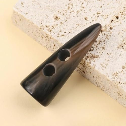 20PCS 38/44/50MM Harz Imitation Horn Knebelknöpfe Für Strickjacken Olive Harz Knöpfe Für Mantel knebelknöpfe Für Stricken Anzug