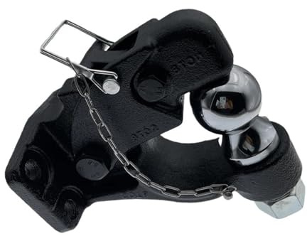 Receptor de enganche de grillete Combo De Gancho De Pivote Con Enganche De Remolque De Bola De 50mm, Piezas De Bola De Alta Resistencia For RV, Accesorios For Caravana, Componentes para la recuperació