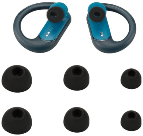 BeisDirect Ersatz-Ohrstöpsel für JBL Endurance Peak 3 Ohrstöpsel, Silikon-Ohrmuscheln für JBL Endurance Peak3 Ohrkappen, Bluetooth-Headset, Zubehör (schwarz)