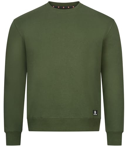 Höhenhorn Wallster Herren Sweatshirt mit Rundhals Pullover Baumwolle