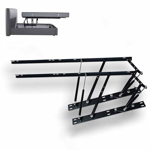 Balance-Stauraum-Betthebemechanismus-Kit, Tatami-Gasfeder-Betthebemechanismus, hydraulischer Stauraum-Hebemechanismus, Gashydraulisches Federbein-Hebescharnier für Bettkastenschrank, Sofa-Re