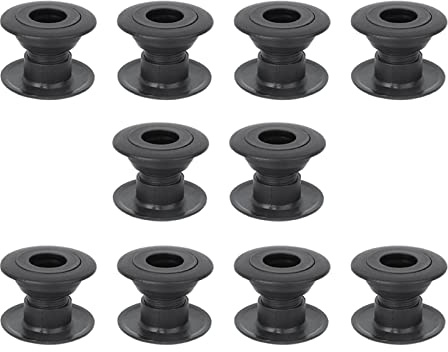 10 Paar Ersatzteile für Tischfußball, Innendurchmesser 16 mm, verstellbare Lager, Innenhöhe 23-34 mm, Stahlkugeln, Reparaturteile