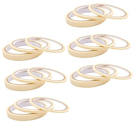 VINTORKY 18Rolls Nail Art Masking Tape Color Separation Tape for DIY Nail Design Easy to Tear Self Adhesive Flexible for Fingers Toes for Professional Home Use