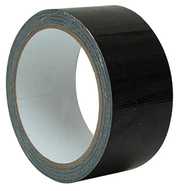 Vokenforu 10M*5CM Black Cloth Bookbinding Repair Tape Carpet Edging Tape Waterproof Book Binding Tape for Repair/Reinforce/Protect/Cover