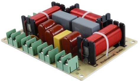 Durlo Crossover a 4 vie per altoparlanti, 250 W 4-8 Ohm alti e medi con doppio divisore di bassa frequenza, per auto, impianto stereo domestico