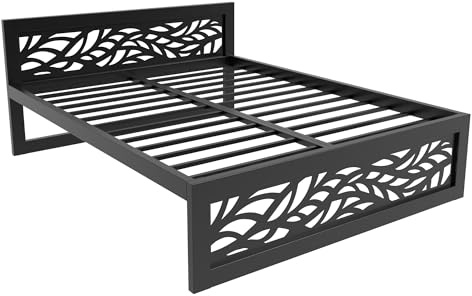 MetaloPro Metallbett Ryka Perfor Muster 2 180x200 cm – Extreme Stabilität | Hochwertiges Metall, ideal für Schlafzimmer und Gästezimmer, einfach aufzubauen, besonders design und durchweg quietschfrei