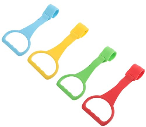 BESPORTBLE 4 pezzi Anelli di Trazione Colorati per Accessori per Box e Culla Supporto per Imparare Camminare e Stare in Piedi Adatti Ragazzo Ragazza Maschi e Femmine