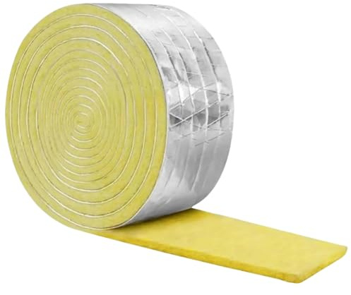 Pipe Insulation Wrap 3in x 32ft Self-Adhesive Outdoor Pipe Wrap Sound Absorption Insulation Roll for Freezing Weather Protection