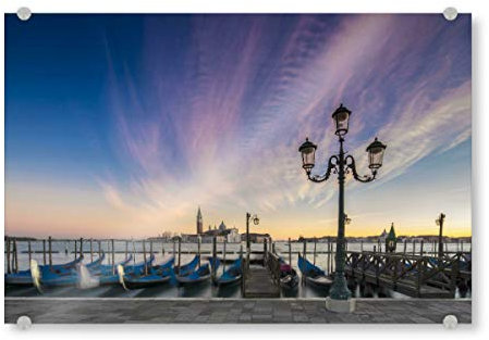 artboxONE Acrylglasbild 30x20 cm Reise Venedig 02 Bild hinter Acrylglas - Bild venedig Italia Italien