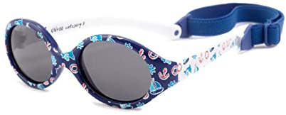 KIDDUS POLARIZED Baby Comfort Solglasögon Pojke och flicka. Från 6 månader. Solfilter UV400. Justerbart och avtagbart elastiskt band. Flexibla säkra bekväma och resistenta skyddsglasögon