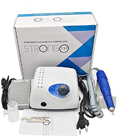 35000RPM professionnel Électrique Perceuse à ongles Machine pédicure manucure Kits Fichier Percer Ponceuse à ongles Polisseurs pour enlever ongles acrylique, ongles gel, ongles fins et lissants,C