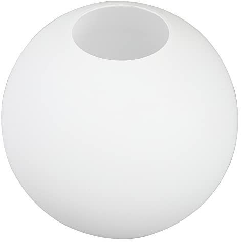 Beaupretty Glaskugel Lampenschirm Runder Lampenschirm Matte Glaskugel Licht Cover Kronleuchter Protector Beleuchtung Ersatz für Home Hotel 18Cm Hängende Lichtabdeckung