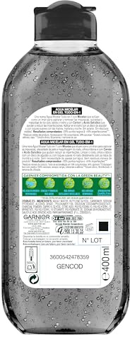 Garnier SkinActive Agua Micelar Jelly Carbón, 400ml