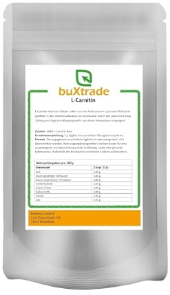 4x500 g L-Carnitin Base | Pulver | Aminosäure | Nutrition