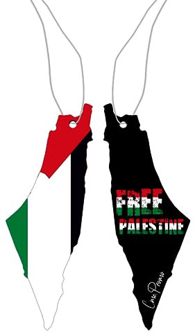 CME.Promo Free Palestine - Set di 2 deodoranti per auto, per auto