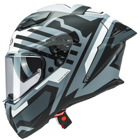CABERG HELMET DRIFT EVO II HORIZON MATT GREY/BLACK/WHITE L