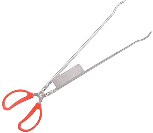 FUNOMOCYA Stainless Steel Crab Clip and Multi-Function EEL Fish Tong Bent Head Anti-Slip Portable Tool for Seafood Catching Outdoor Use