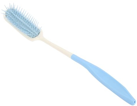 Kamm-Haarbürste mit Langem Griff, Ergonomisch, Rutschfest, Anwendbar für Menschen mit Eingeschränkter Geschicklichkeit oder Arthritis (Bürste mit langem Griff)