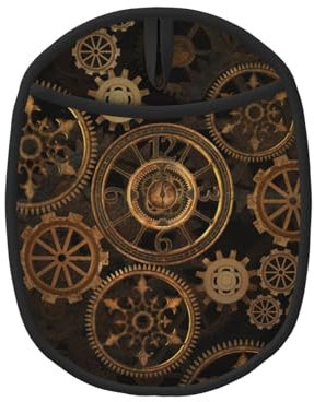 Horloge à Engrenages Bronze Siècle, Maniques, maniques résistantes à la Chaleur, maniques de Cuisine en Silicone antidérapantes