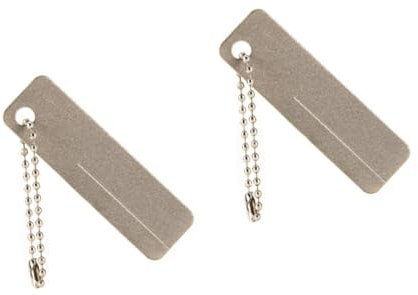 jojofuny 2stücke Praktischer Mini Diamant Grindstein Für Fischhaken Und Fingernägel Tragbarer Schleifstein Für Camping Und Outdoor-aktivitäten Effizient Und Langlebig