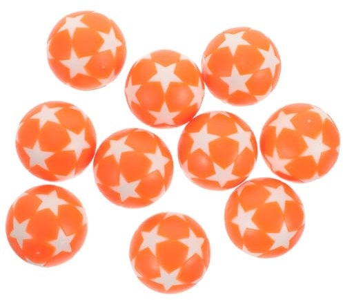 JOINPAYA 10stücke Kickerbälle Tischfußball Bälle Ersatz Für Tischkicker Wasserabweisend Mit Matter Oberfläche Für Bessere Kontrolle Passend Für Standard Kickertische Und Trainingsspiele