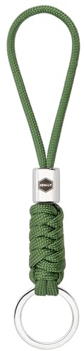 SENLLY Porte-Clés Lanière pour Clés, Téléphone, Portefeuille, Cordon Design Tressé en Paracorde avec Matériel en Acier Inoxydable