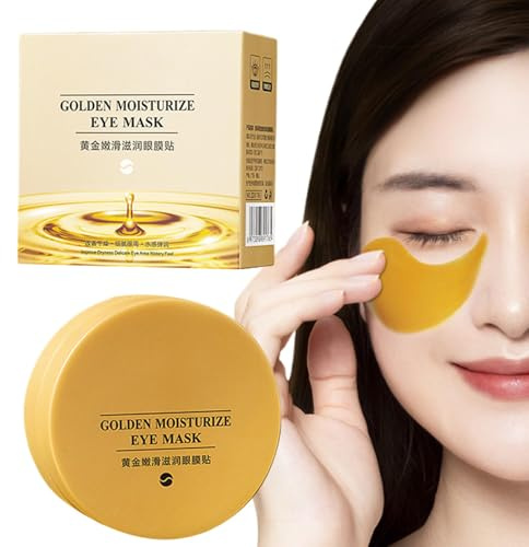 Acunny Unter Eye Masque Patches unter Augenflächen | 60x feuchtigkeitsspendende Augen Patches - Verjüngende Gesichtspads, Bachelorette -Party -Gefälligkeiten für Männer und Frauen