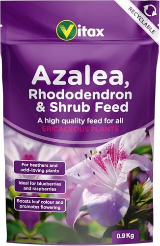Plant Fertiliser for Azalea Rhododendron & Shrub 0.9kg Promotes Strong Roots, Lush Growth & Vibrant Blooms Slow-Release Plant Food for Acid-Loving Plants, Camellias, Hydrangeas & Garden Shrubs