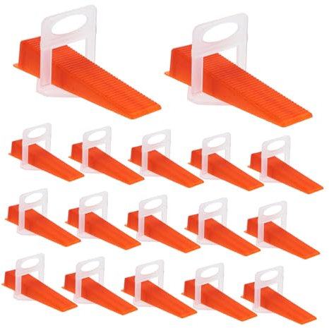 BAZEITFLOW 200pièces Kit De Nivellement De Carrelage Outils Installation De Carrelage Avec Clips Et Écarteurs Système De Nivellement Pour Carreaux Et Granit