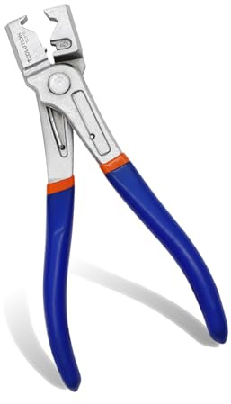 TOOLUTION Clic R Hose Clamp Pliers Heavy Duty European Vehicle Car Tool | Fully electroplated Clic-R clamp pliers for European vehicle fuel line and coolant hose clamp service