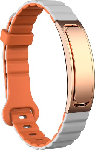 findtime Braccialetto fitness contapassi, bracciale da donna e uomo, con cardiofrequenzimetro, modalità sport, contapassi, IP68, impermeabile, fitness tracker senza display, sottile, smart, per iOS