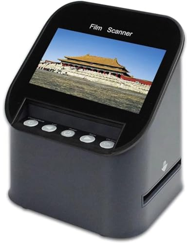 Scanner de films 135, scanner de diapositives numérique 22 MP, grand écran couleur TFT 4,3 pouces, formats de films pris en charge (135/126KPK/110/SUPER8/film positif/film négatif/film noir et blanc
