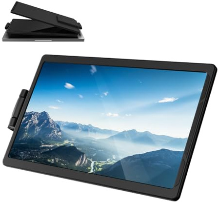 Genérico Pantalla Portátil para Laptop Externo Móvil Ultra Delgado | Segunda Pantalla Adjuntable Para Ordenador Para Viaje Conferencia Camping Oficina En Casa Negocios Estudio Estudiantes