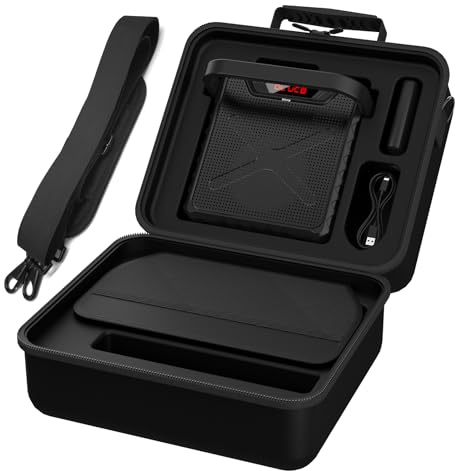 Amplificador de Voz portatil con Micrófonos Inalámbricos y Funda de Transporte, Máquina de Karaoke con Mejora de Graves, USB/TF/AUX/FM, Altavoz Bluetooth para Profesores,Adultos y Niños