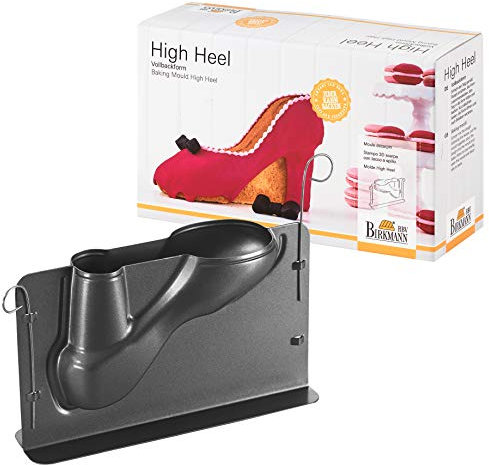 Birkmann Moule à gâteau High Heel 3D Moule, Acier, Multicolore, 6,9 x 24,5 x 15 cm, 2 unités de