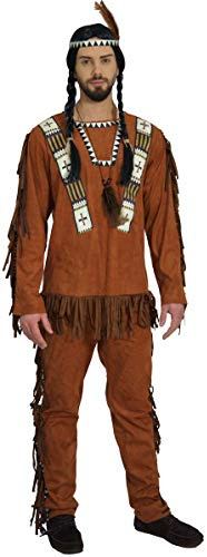 MAYLYNN Indianerkostüm Herren Kostüm Indianer Männer Erwachsene Nodyn, L