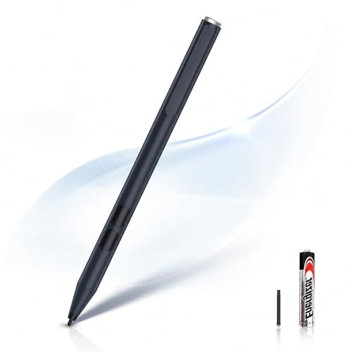 Pen for Microsoft Surface, Surface Pro 11/10/9/8/X/7+/7/6/5/4/3/Surface 3, Surface Go 4/3/2/1, Surface Laptop/Studio/Book 5/4/3/2/1 with Palm Rejection, 1024 Levels Pressure, 2500h Working Hours | Works with Surface Pro 11/10/X/9/8/7, Laptop, Book, Go, Studio & Kobo, for Student Note-Taking & Artist Business Drawing