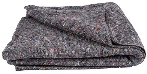 Kortpack Lot de 5 couvertures pour meubles, env. 350 g/m², 150 x 200 cm, couleur gris titane