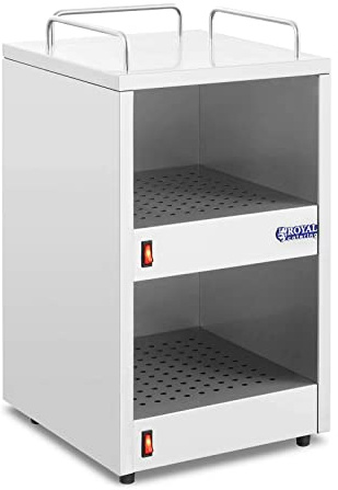 Royal Catering RC-CW001 Tassenwärmer für bis zu 72 Tassen - Elektrischer Kaffeetassenwärmer mit 2 Ablageflächen und 55 °C Heizung