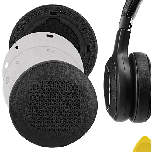 Geekria QuickFit Replacement Ear Pads for JBL Duet BT Wireless On-Ear Headphones Ear Cushions, Repair Parts (Black)