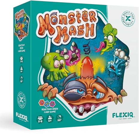 FlexiQ Monster Brei, Kartenspiel, ab 6 Jahren, 2–8 Spieler, 20 Minuten Spieldauer