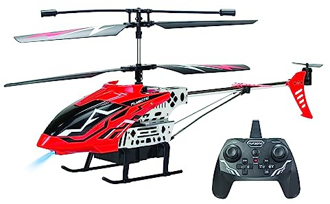 FLYBOTIC - Sky Knight - 43 cm großer Outdoor-Helikopter für Kinder und Erwachsene - 2,4-GHz-Technologie - Lichteffekte - Innen-/Außenbereich - 3 Flugkanäle - Integriertes Gyroskop - Ab 14 Jahren