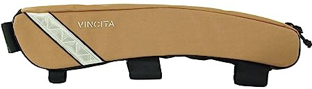 Vincita VOYAGE Sac de Cadre pour Vélo Brompton (Marron, Grand) - 2 L Accessoires pour Vélo Brompton