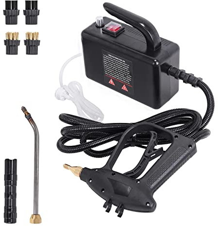 Nettoyeur vapeur haute pression portable 2600 W, machine de nettoyage à vapeur sèche 3,5 bars, nettoyeur vapeur haute température, climatiseur, nettoyage de tapis pour voiture, cuisine, salle de