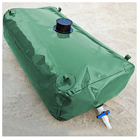 QUSYZD Faltbarer tragbarer weicher Wassersack, Wasserblase für die landwirtschaftliche Bewässerung, Wasserspeichertank für den Notfall bei Dürre, Wasserbehälter f,OneColor-1x0.7x0.5 m/350 L/92 Gallon