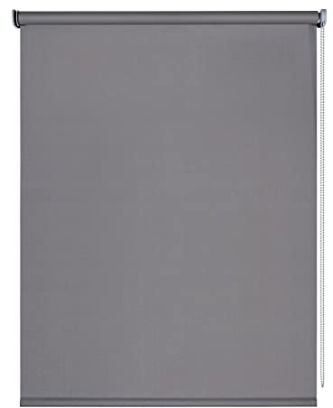 Estores enrollables Opacos con Tejido Estor Opaco Blackout Persiana Opaca Que aporta Oscuridad. Cortinas Dormitorio Opacas Novedad STORESDECO | Gris Oscuro 80x180 cm